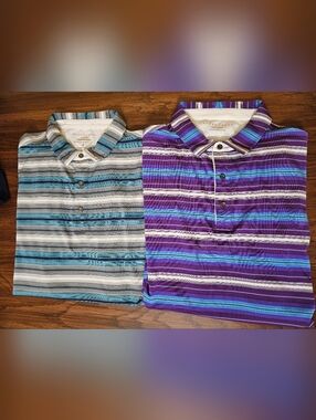 Bobby Jones X-H2O Performance Polo Bundle Mens XL Golf Shirts 2 Pack